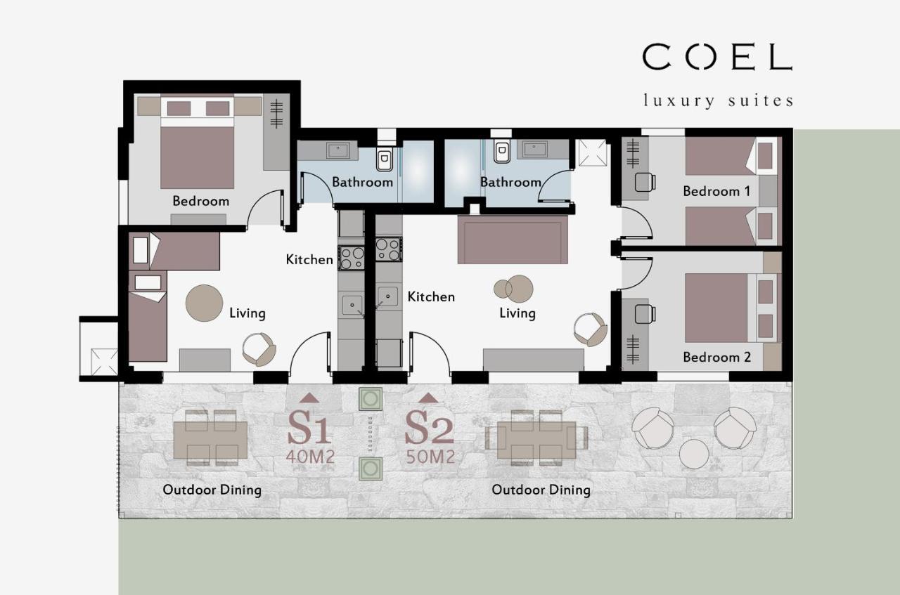 Coel Luxury Suites By Rentalspro Services - Potidea Halkidiki Nea Poteidaia Exteriér fotografie